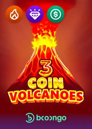 3 Coin Volcanoes nyerőgép: 3Oaks