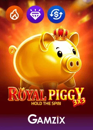 3x3 Royal Piggy Hold the Spin nyerőgép: Gamzix